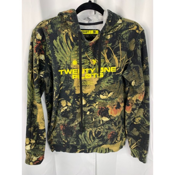 twenty one pilots flower camo hoodie